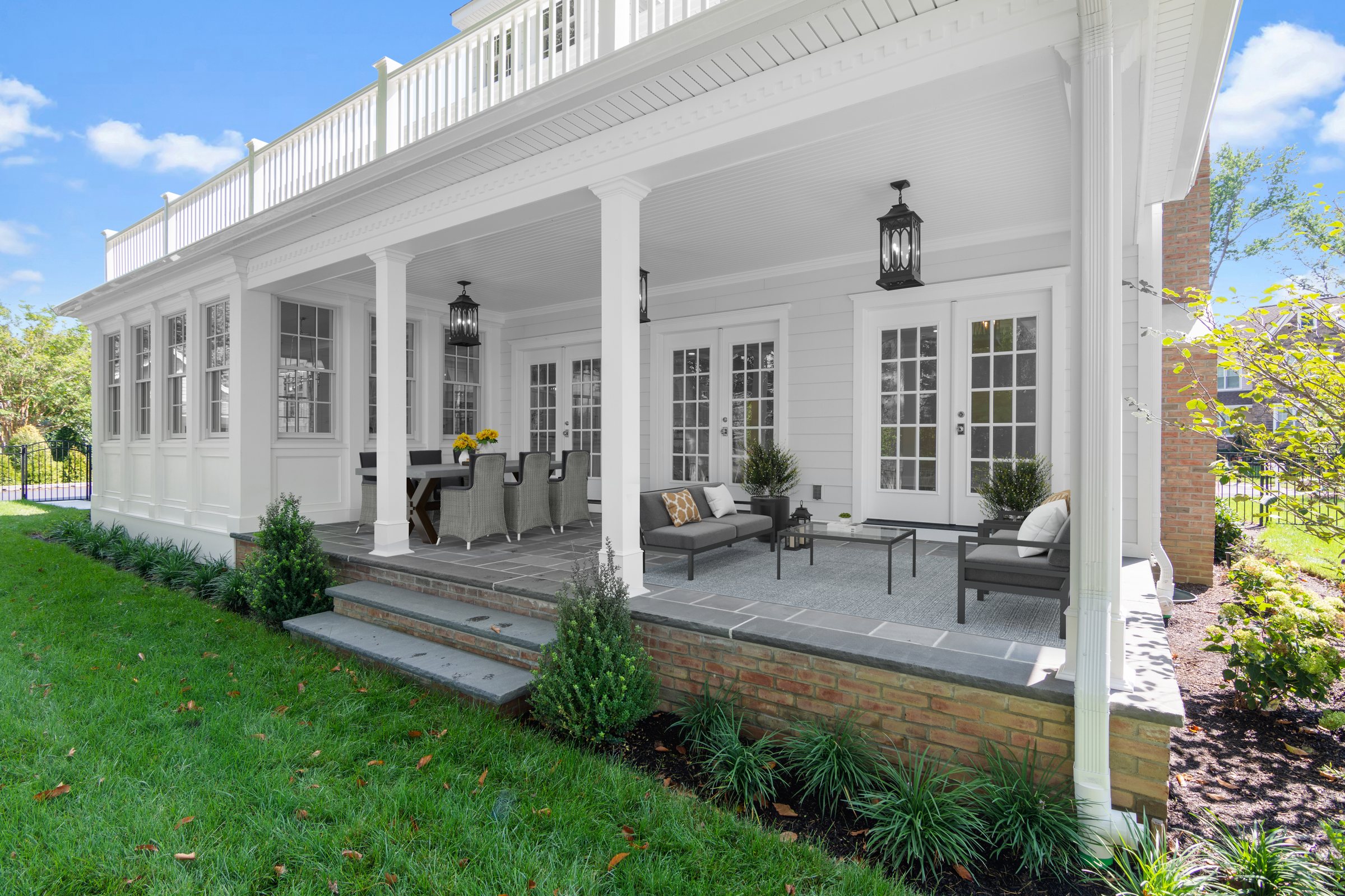 Back Porch Staged